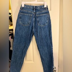ZARA Z1975 Mom Fit Jeans Size 4 Retro Blue Wash